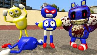 PLAYING AS ALL SANIC 3D SANIC CLONES MEMES in Garry's Mod!