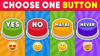 Choose One Button! YES or NO or MAYBE or NEVER 🟢🟡🟣 Monkey Quiz