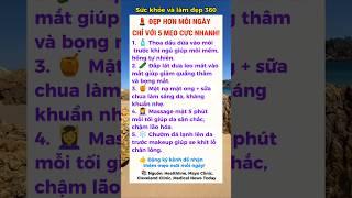 Bí Quyết Giữ Gìn Sức Khỏe Toàn Diện | Sức Khỏe và Làm Đẹp 360#ChămSócSứcKhỏe #LàmĐẹpTựNhiên #shorts
