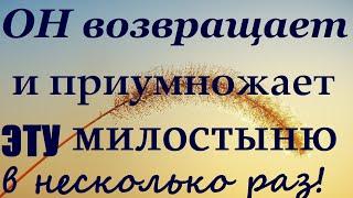 ВЕРНЁТ и ПРИУМНОЖИТ в Несколько Раз милостыню вашу ГОСПОДЬ ! Милостыня которая Покроет Много Грехов!