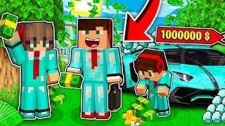 MOJA RODZINA JEST NAJBOGATSZA NA ŚWIECIE  W MINECRAFT?! GPLAY & LUMI