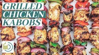 Mediterranean Grilled Chicken Kabobs | The Mediterranean Dish