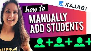 How to Manually Add Students in Kajabi | Kajabi Tutorial 2023