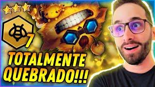 CONSEGUI OS 7 MELZINHOS E ISSO AQUI ESTÁ BIZARRO DE FORTE! | Teamfight Tactics Patch 14.18b