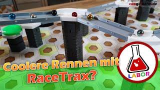 Coolere Kugelrennen mit RaceTrax? ️ Neue Streckenteile im coogelbahn-Labor