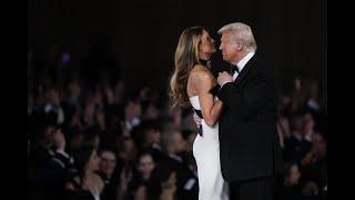 Donald Trump and Melania Trump's first dance after 2025 inauguration at Commander in Chief ball