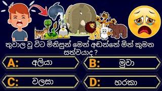 Interesting questions and answers | gk sinhala | Part (21) | සාමාන්‍ය දැනුම ප්‍රශ්න