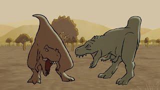 T-Rex vs Giganotosaurus | Jurassic World Dominion Animation