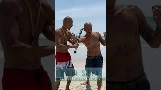 Kali Stix grappling - armlock to inside close quarter