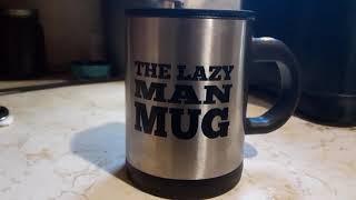 American Tries Coffee In The Lazy Man Mug!!