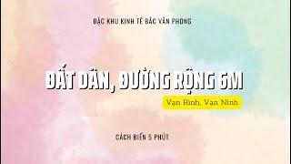 Bán đất Bắc Vân Phong | Đất dân, đường rộng 6m | Cách chợ 200m | Nhà Đất Nha Trang