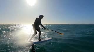 Downwind Foiling in Perth with Marcus Tardrew, designer of Casey. x Sunova Foil Boards