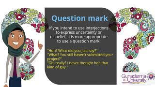 part of speech: interjection
