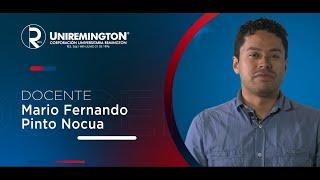 Presentación docente Mario Fernando Pinto Nocua