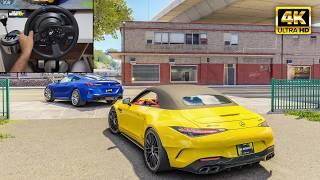 Mercedes SL63 AMG & BMW M8 Competition | The Crew Motorfest Online | Thrustmaster T300RS Gameplay