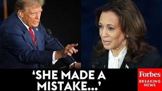 Donald Trump Claims Kamala Harris Erred While Talking About Health Care | Presidential Debate