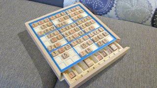 Wooden Sudoku Board Game