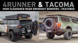 In Depth Look - 4Runner & Tacoma High Clearance Rear Swing out Bumpers