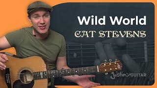 Wild World by Cat Stevens | Easy Guitar Lesson