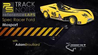 Adam Brouillard demonstrates the proper line in a Spec Racer Ford at Mosport