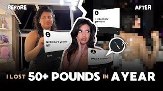 How I *ACTUALLY*  Lost 50 Pounds Naturally & Permanently | Quick | Face Fat Transformation | PCOS