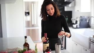 Healthier Kombucha Cocktail: Batched Manhattan