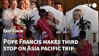 Pope Francis reaches halfway mark of his historic Asia Pacific trip | AFP