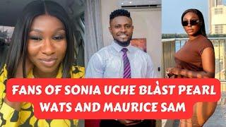 SONIA UCHE fans lecture Maurice SAM and Pearl Wats.