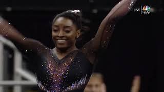 Simone Biles - Floor Exercise – 2019 U.S. Gymnastics Championships – Senior Women Day 2 NBC