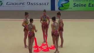 gymnastique rythmique Bulgarie championne du Monde 2015 Ruban