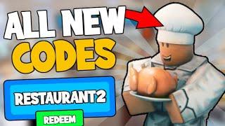 ALL RESTAURANT TYCOON 2 CODES! (March 2023) | ROBLOX Codes *SECRET/WORKING*