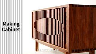 목공아카데미 회원작품 - 수납장 제작과정 [Making walnut cabinet]
