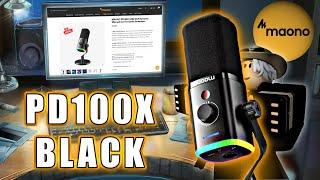 Обзор микрофона MAONO PD100X BLACK | ЛУЧШИЙ МИКРОФОН ДЛЯ СТРИМИНГА