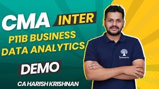 P11B Business Data Analytics | DEC 2024 | June 2025 | DEMO VIDEO | CMA INTER