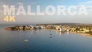 Aerial View of  Mallorca, Spain  by Drone in 4K UltraHD 2024  Palmanova Beach!