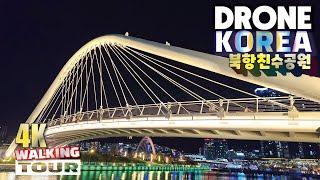 4K DRONE WALKING TOUR 부산북항친수공원 워킹투어 박군 트로트공연 부산역 오페라하우스 부산항대교 협성마리나 드론영상 232festival BUSAN KOREA