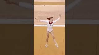 Magic Moments  - Tamara Lazokovich Floor Exercise #shorts