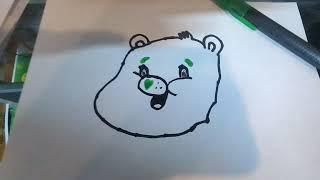 How to Draw Good Luck Bear from Care Bears