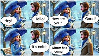 START Speaking English Winter Vocabulary in Conversation/ English Speaking Practice