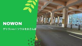 ゲリラLive！ソウルの北東の中心地「蘆原」駅周辺p(