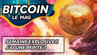 BITCOIN : VERS UNE SEMAINE EXPLOSIVE ?  J'AI UNE CRYPTO PÉPITE POUR VOUS !! 