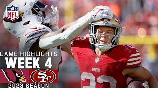 Arizona Cardinals vs. San Francisco 49ers | 2023 Week 4 Game Highlights