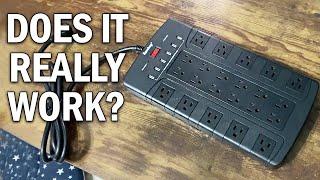 SUPERDANNY Surge Protector Power Strip with USB Review - Does It Really Work?