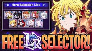 New FREE LR Character Selector & Who You Should Pick F2P | Seven Deadly Sins: Grand Cross