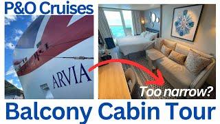 P&O Arvia Standard Balcony Cabin Tour & Review