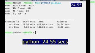 Python vs Free Pascal (simple speed comparison)