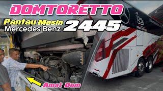 Mesin Mercedes Benz 2445 Di Pantau Langsung DOMTORETTO ‼️ Cari Calah Kelebihan & Kekurangan 