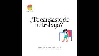 ¿Estrés laboral? Algunos cambios son necesarios  #estreslaboral