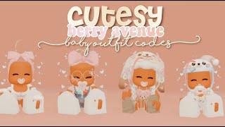 Cutesy Baby Berry Avenue Outfit Codes   | bunniory ౨ৎ