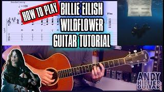 How to play Billie Eilish - WILDFLOWER Guitar Tutorial Lesson